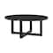 Armen Living Felicia and Argiope 3 Piece Patio Outdoor Swivel Seating Set in Black Aluminum 840254332621 - alternate 4